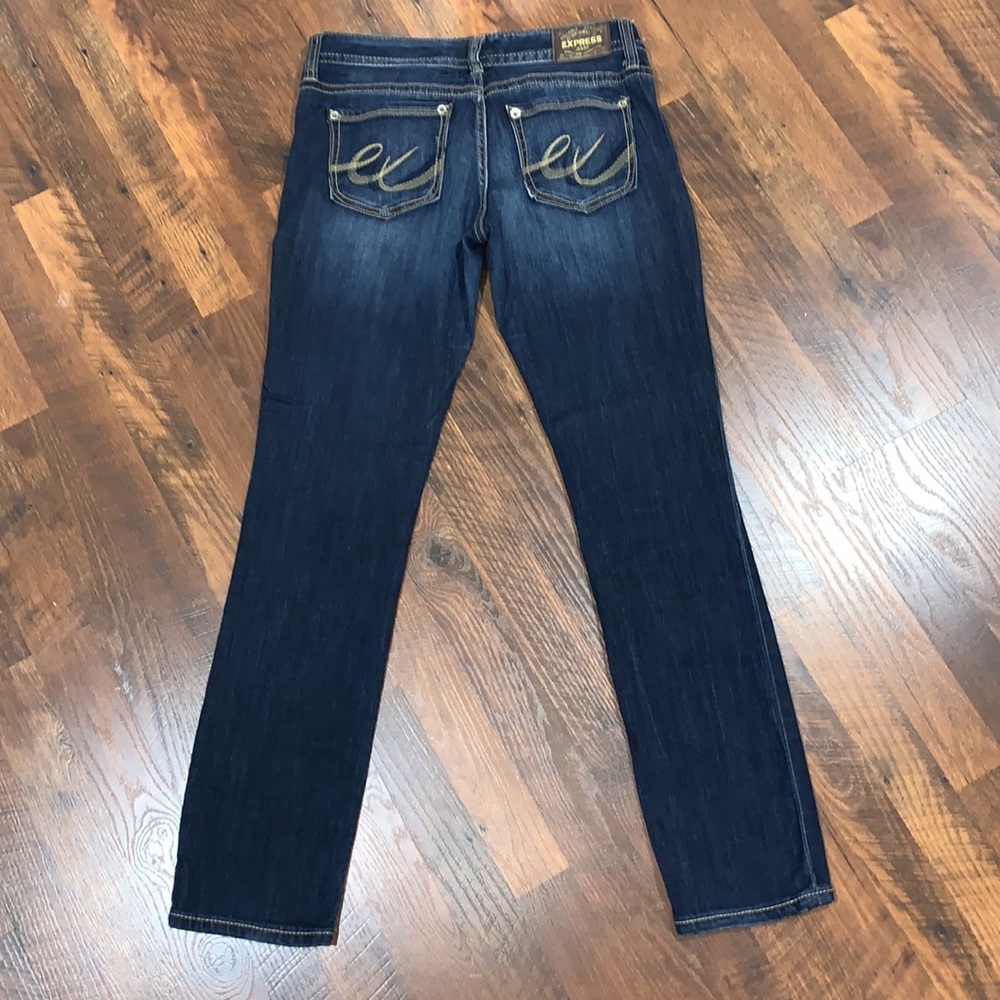 Express Skinny Low Rise Jeans - Picture 2 of 4